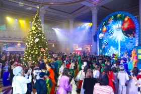 Президент балаларды Жаңа жыл мерекесімен құттықтады - фото 12