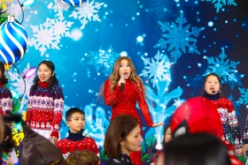 Президент балаларды Жаңа жыл мерекесімен құттықтады - фото 23