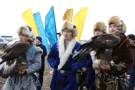 Қазақстан мен Моңғолия бүркітшілері шеберлік байқасты - фото 4