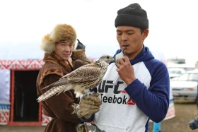 Қазақстан мен Моңғолия бүркітшілері шеберлік байқасты - фото 10