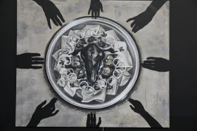 Астанада Qara nukte заманауи өнерінің көрмесі ашылды - фото 5