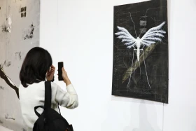 Астанада Qara nukte заманауи өнерінің көрмесі ашылды - фото 10