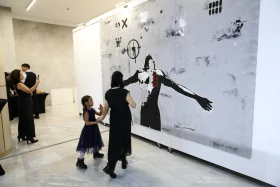 Астанада Qara nukte заманауи өнерінің көрмесі ашылды - фото 17