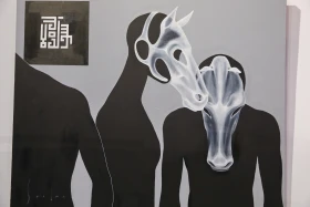 Астанада Qara nukte заманауи өнерінің көрмесі ашылды - фото 21