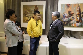 Астанадағы көрмеде әлемнің ұлы әйелдері қазақ суретшілерінің көзімен  таныстырылды - фото 6