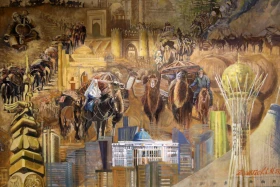 Астанадағы көрмеде әлемнің ұлы әйелдері қазақ суретшілерінің көзімен  таныстырылды - фото 27