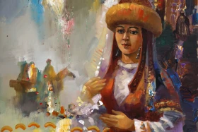Астанадағы көрмеде әлемнің ұлы әйелдері қазақ суретшілерінің көзімен  таныстырылды - фото 32
