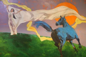 Астанадағы көрмеде әлемнің ұлы әйелдері қазақ суретшілерінің көзімен  таныстырылды - фото 33