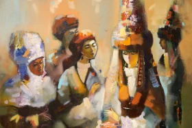 Астанадағы көрмеде әлемнің ұлы әйелдері қазақ суретшілерінің көзімен  таныстырылды - фото 36