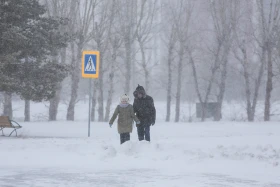 Астана қарлы боран - фото 1