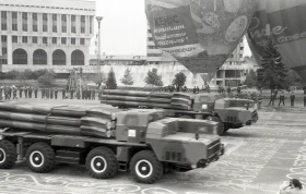 Парад в честь дня победы в Алма-Ате - фото 13