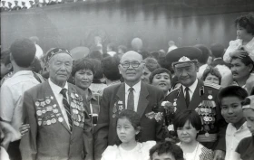 Парад в честь дня победы в Алма-Ате - фото 20