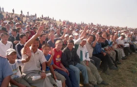 Ұзынағашта ат жарысы - фото 38