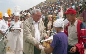 Ұзынағашта ат жарысы - фото 48