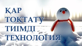 Қар тоқтату – тиімді технология